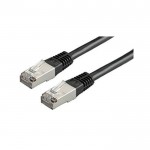 Patchcord exterior CAT6 - 25 pies negro