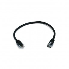 Patchcord Cat5e - 1 pie negro